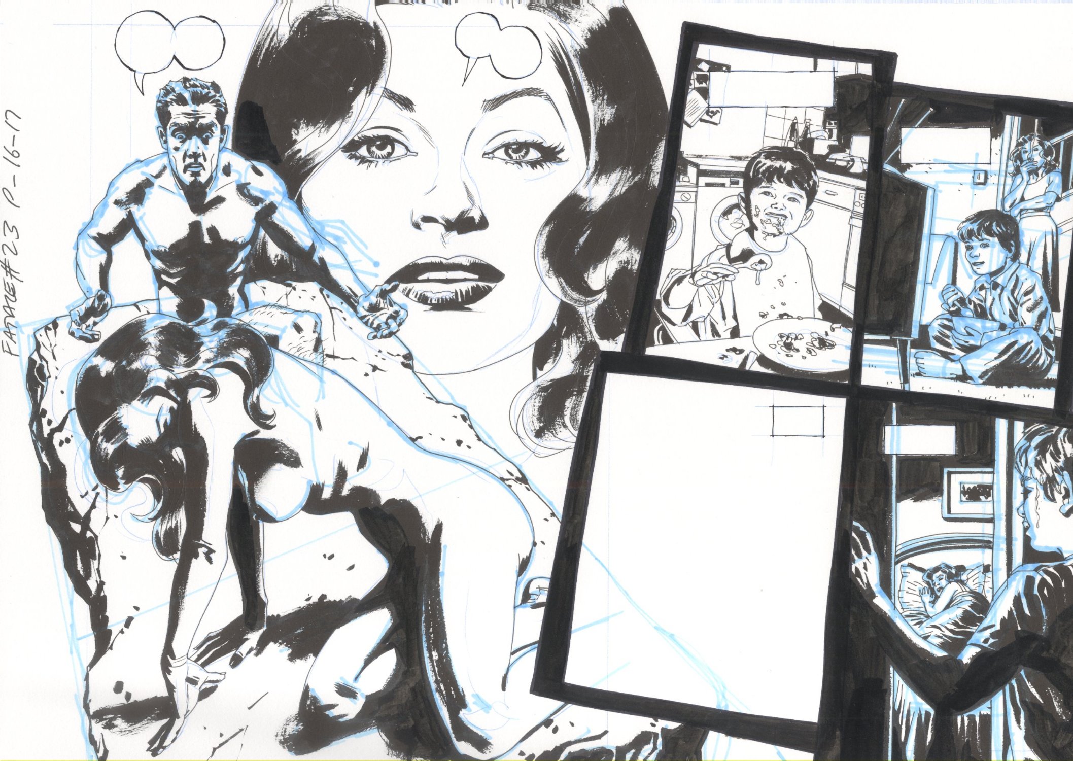 Fatale Double Page Spread