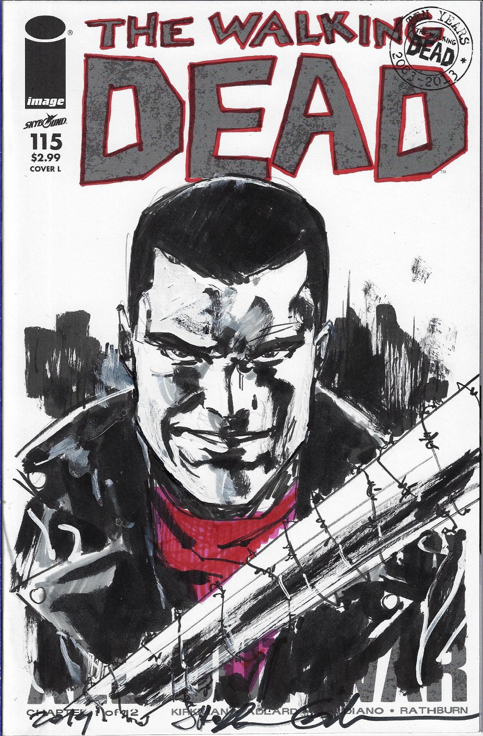 Stefano Gaudiano Negan Character Blank