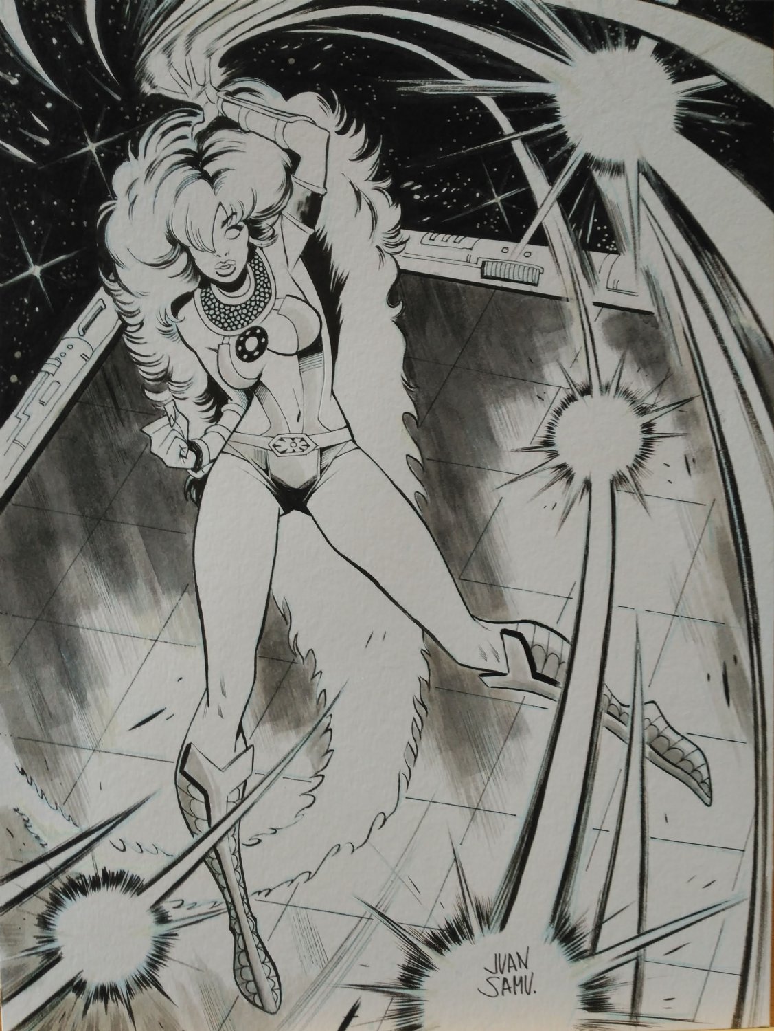 Starfire Pencil and ink Commission
