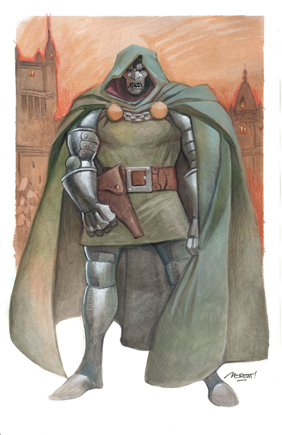 Dr Doom Full Color Commission