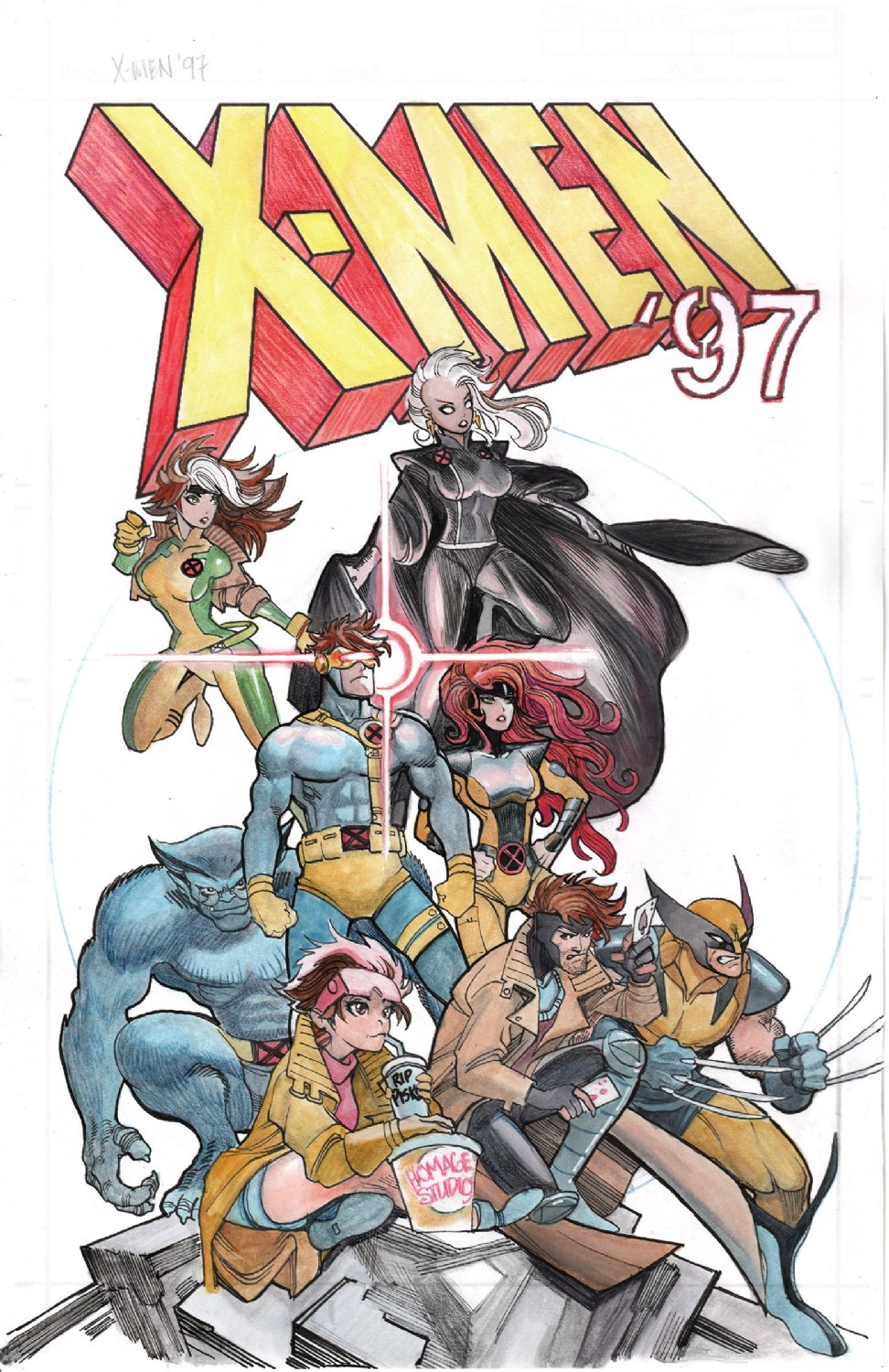 Moritat X-Men '97 Cover Recreation