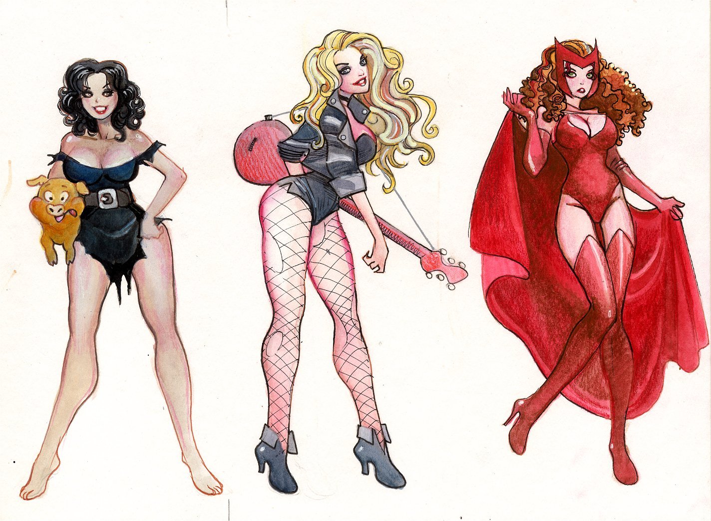 Moritat Black Canary, Scarlet Witch