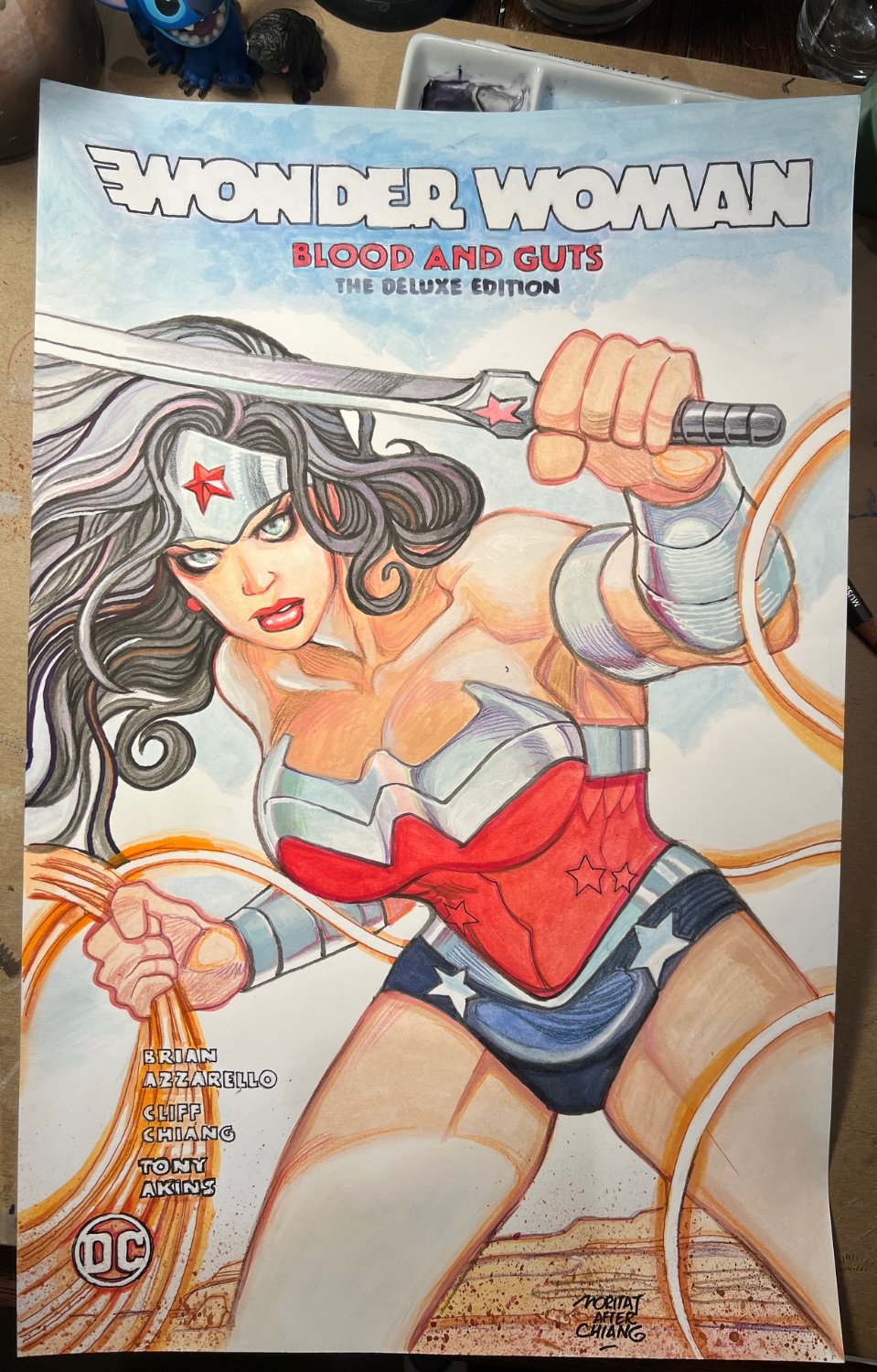 Moritat Wonder Woman Sketch Cover Donation