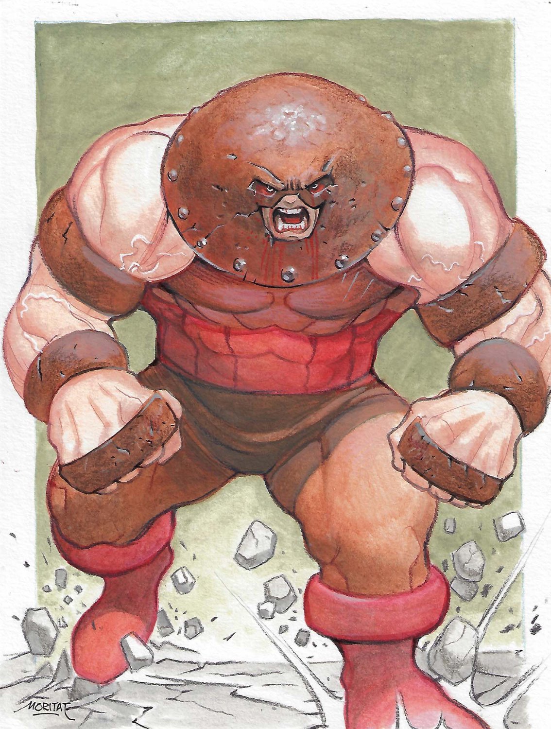 Juggernaut 9X12 Commission for Sale & Example