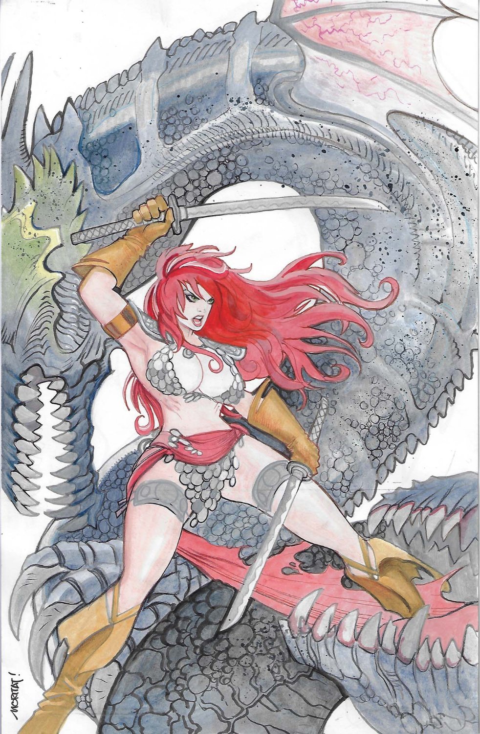 Moritat Red Sonja Death and the Devil Variant 01 Cover