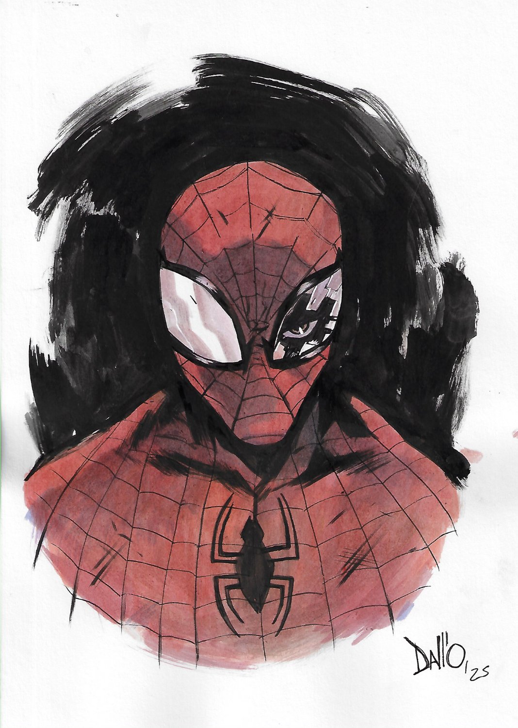Maxi Dall'O Spider-Man Painted Bust For Sale