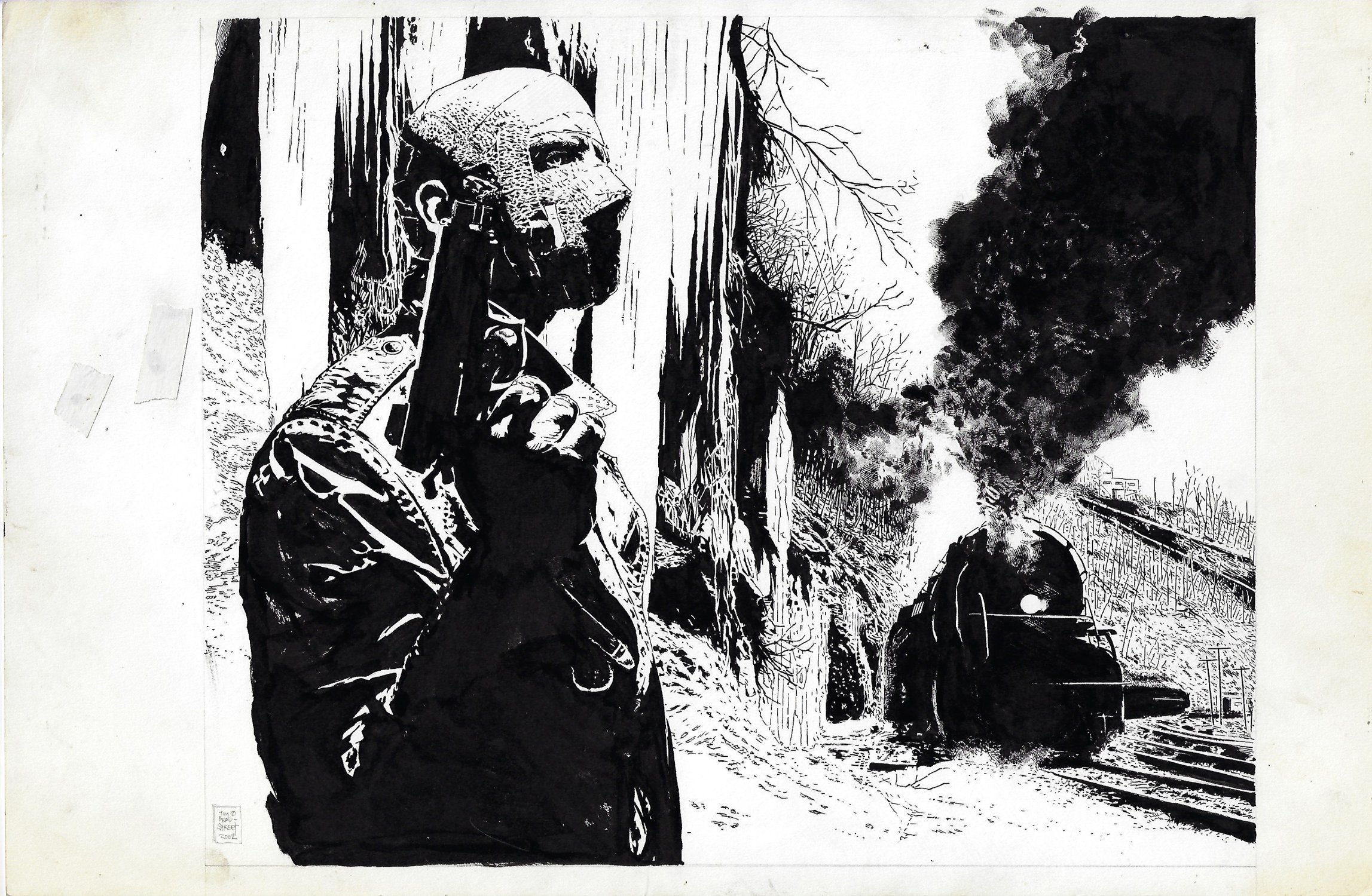 Unknown Soldier Unpublished Illustration