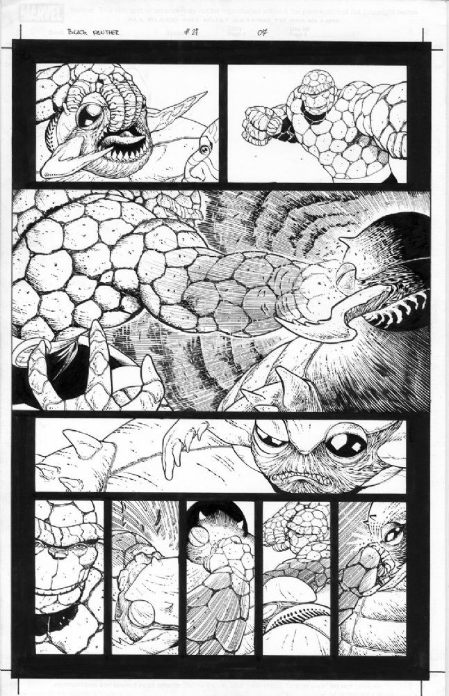 Black Panther 27 Pg 7 It's Clobbering Time!
