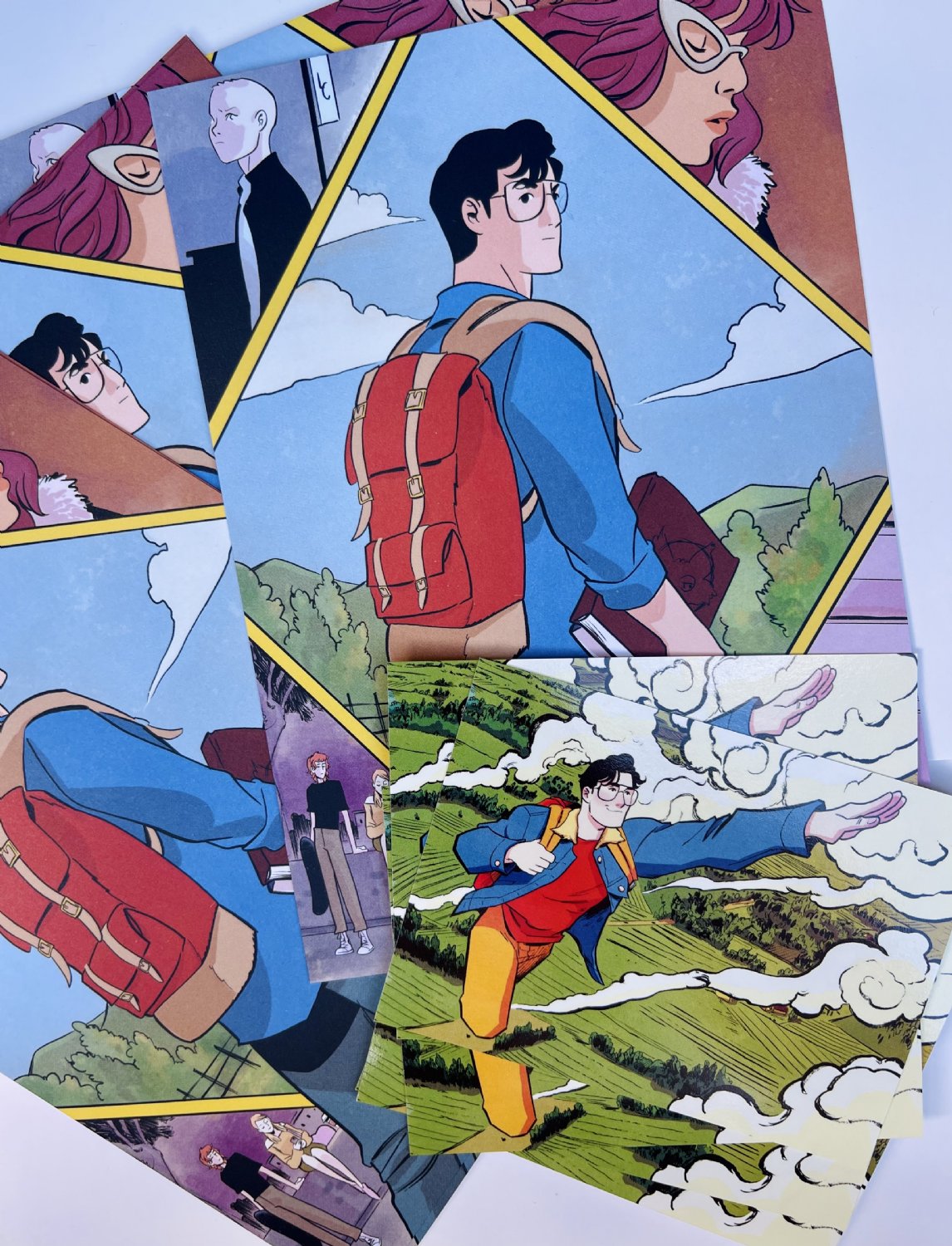 Sina Grace Superman Harvests of Youth Print Sticker