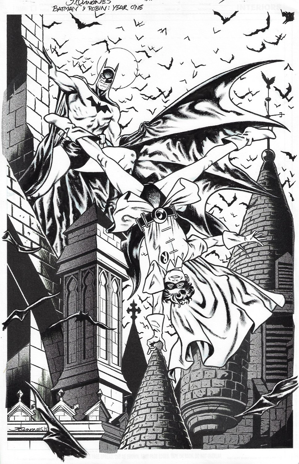 Batman & Robin Year One 12 D 1 in 25 Ratio Variant Cover