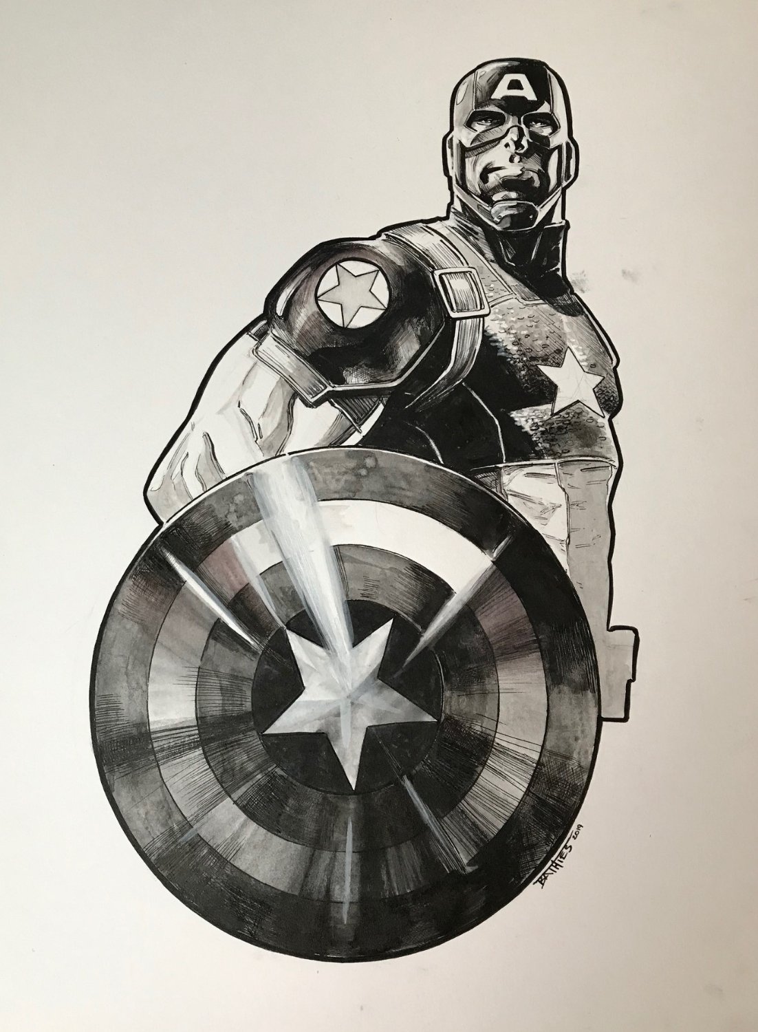 Captain America Bust Example