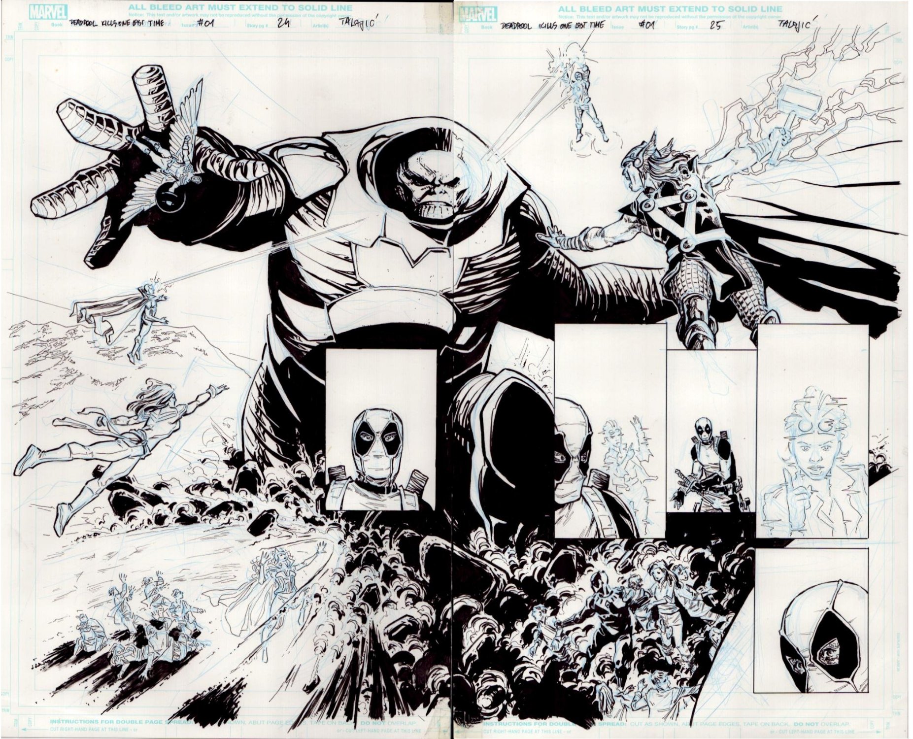  Deadpool Kills the Marvel Universe One Last Time Issue: 01 Pages: 24 & 25 Last of Iss 1