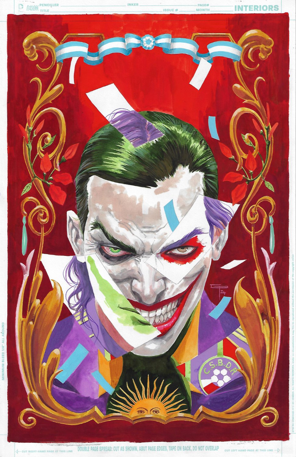 German Peralta Joker The World Argentina Comic Con Exclusive Cover