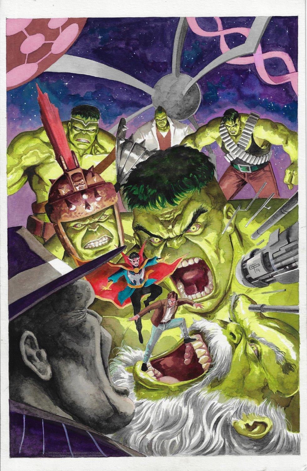 Hulk & Dr. Strange (2025) Cover