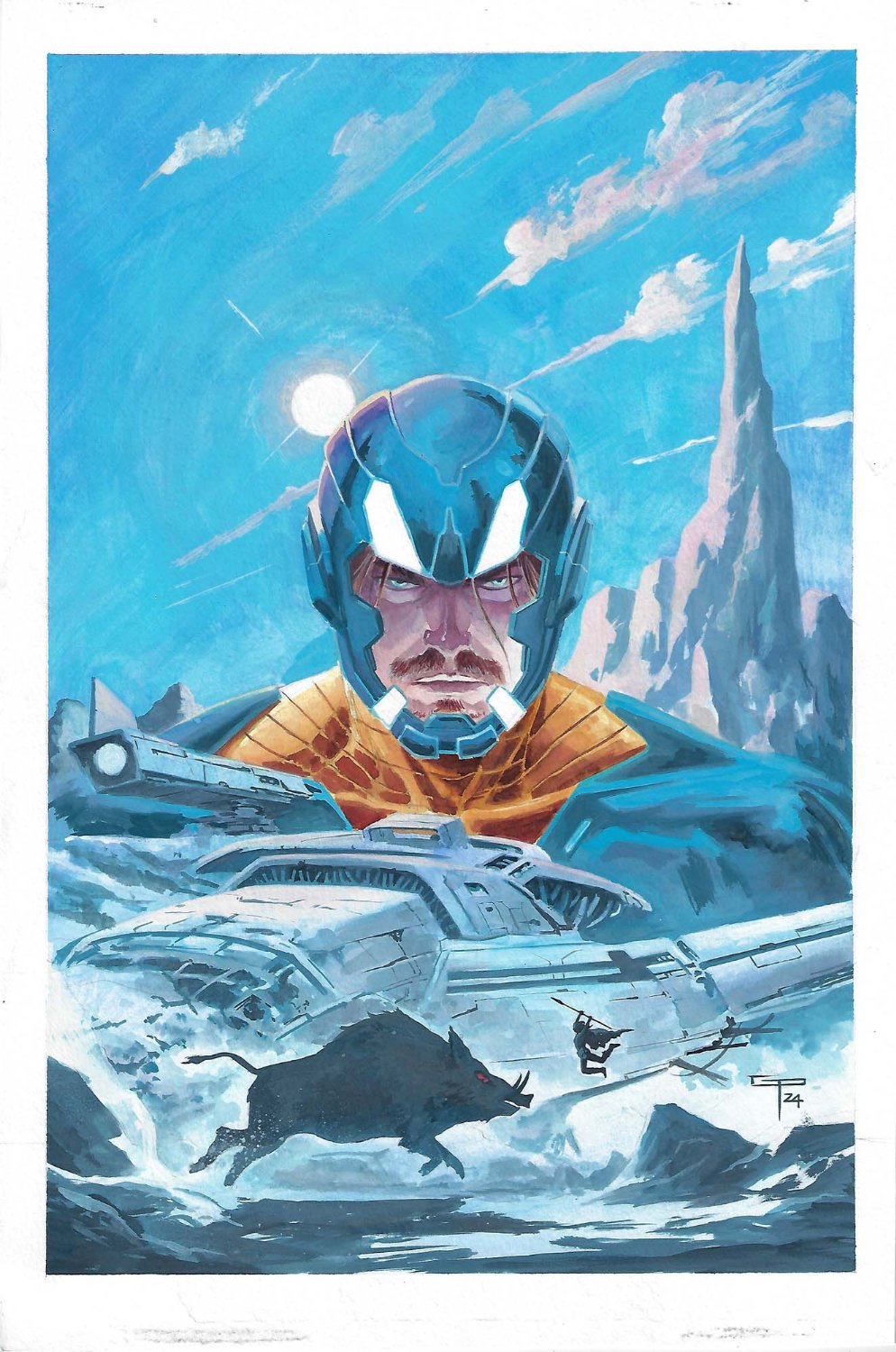 German Peralta X-O Manowar Invictus 1 Cover