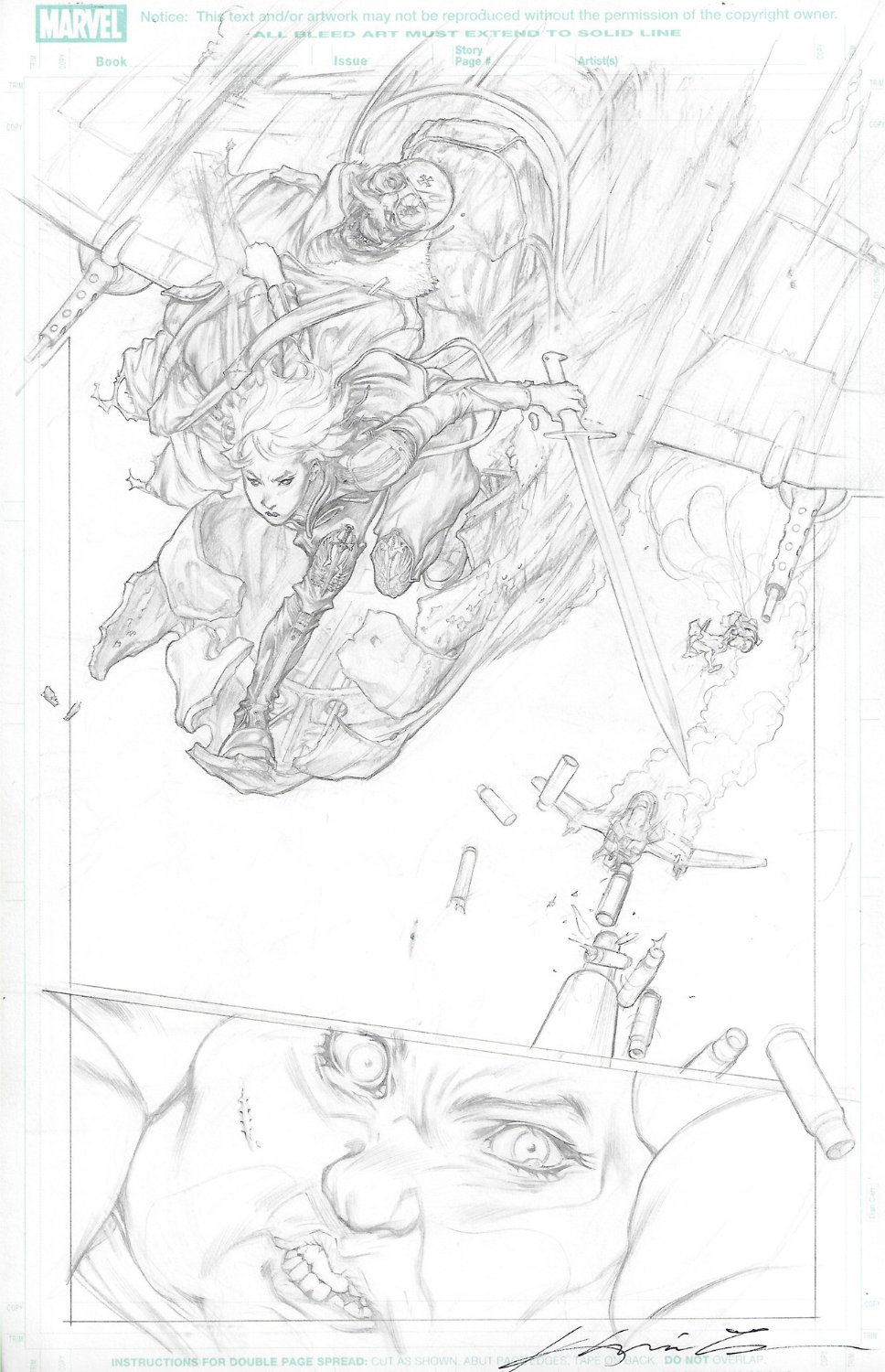Carbon Grey Pencil Page